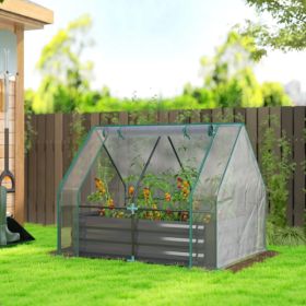 Garden Bed With Mini Greenhouse (Option: defaulttitle)